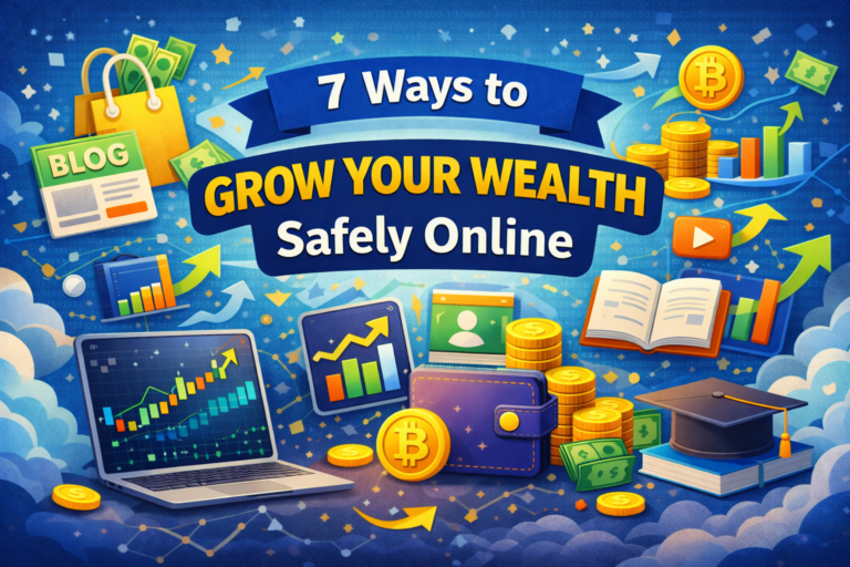 7 Ways to Grow Your Wealth Safely Online