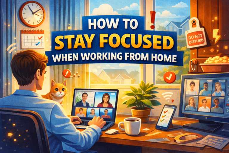 How to Stay Focused When Working from Home