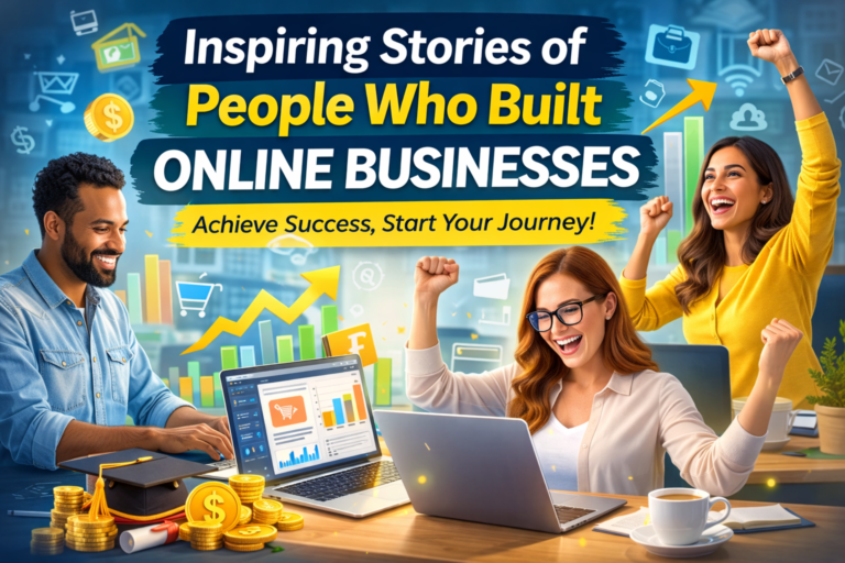 Inspiring Stories of People Who Built Online Businesses